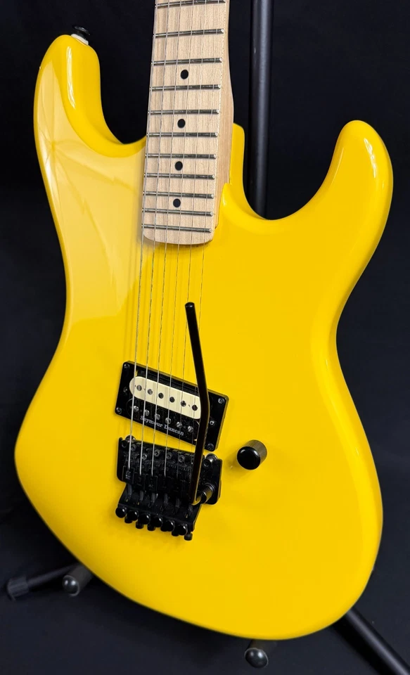 Guitarra Eléctrica Kramer Baretta Acabado Amarillo Abejorro Foto 4 de 4