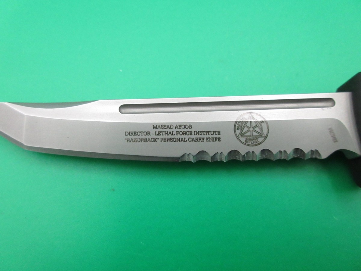 Masters of Defense MOD Massad Ayoob Razorback Personal Carry Knife