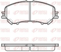 Remsa Bremsbelagsatz Scheibenbremse 1318.22 FüR Renault Nissan Kadjar Tce 130 2