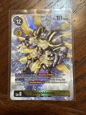 Digimon Card Game Seraphimon BT1-063 SR Alt Art NM