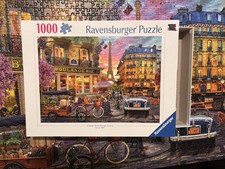 Ravensburger Paris at Dawn 1000 Piece Puzzle Complete Eiffel Tower Scene