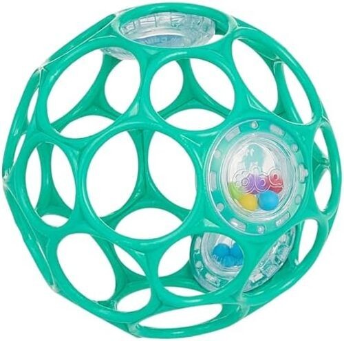 Bright Starts Oball Easy-Grasp Rattle Bpa-Free Infant Toy in Green Age Newborn — image 6