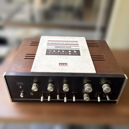 Sansui AU-555A Stereo Integrated Amplifier Japan Junk For Parts