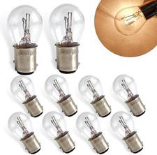 10PCS 1157 BAY15D Bulbs, P21/5W S25 2057 2357 7528 Halogen Replac Color: white