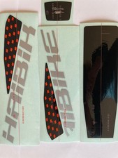 Decorazione per Haibike Xduro Fullseven 9.0 Bosch alloggiamento batteria 2018 rosso grigio NUOVO