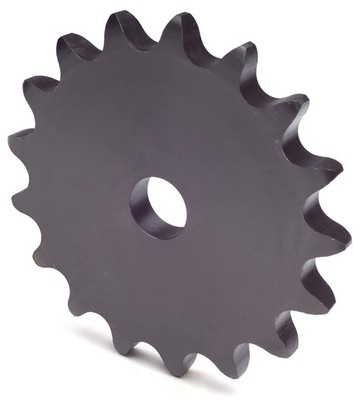 40A50 ANSI #40 Roller Chain Sprocket 50 Tooth Solid Steel Type A Hub BLACKSTAR
