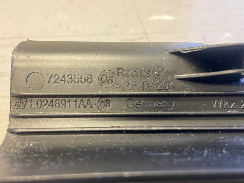 2013-2016 BMW 335I 328I F30 xDRIVE FRONT RIGHT SEAT TRACK RAIL COVER OEM - Image 3 of 3