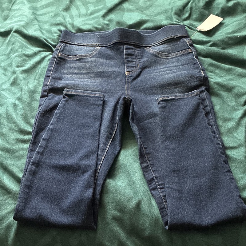 No Boundaries Girls Skinny Jeans Size 5 (3-5) Dark Wash Blue Denim Pull-On