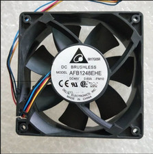 Delta AFB1248EHE-PM10 DC48V 0.60A 12cm 4-wire cooling fan