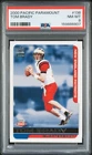 2000 Pacific Paramount #138 Tom Brady Rookie Card PSA 8