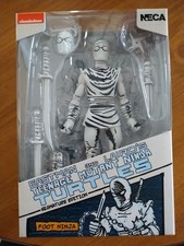 NECA TMNT Mirage Foot Clan Soldier Ninja Black and White Eastman and Laird   s