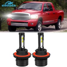 H13 9008 Canbus LED Headlight Bulbs Kit for Dodge Ram 1500 2500 3500 2006-2012