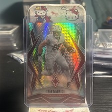 2025 Panini Phoenix - Trey McBride #80 Silver Hyper Arizona Cardinals 