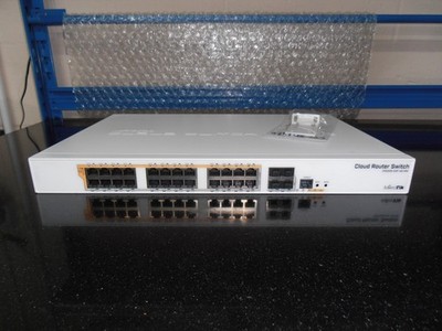 Mikrotik Cloud Router Switch CRS328-24P-4S+RM 24 Port PoE+