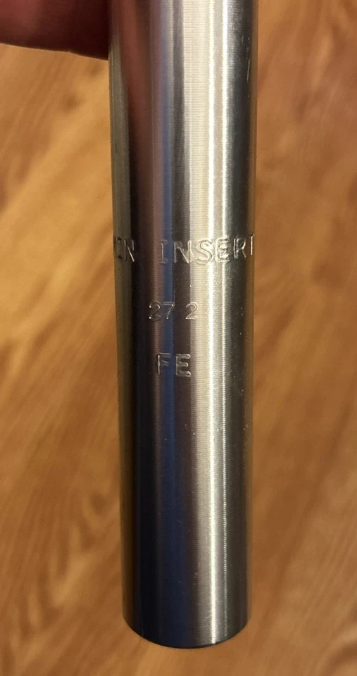 Tija de sillín de bicicleta con amortiguador 27 mm marca poste longitud moderna 350 mm ¡GENIAL! Foto 2 de 4