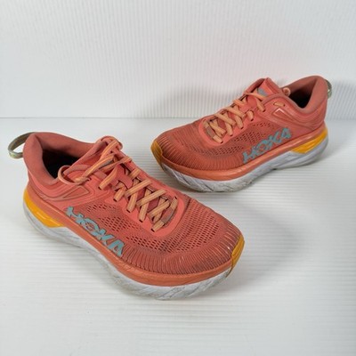 Hoka Bondi 7 Orange Running Shoes Sneakers 1110519CCSD Women's Size 7