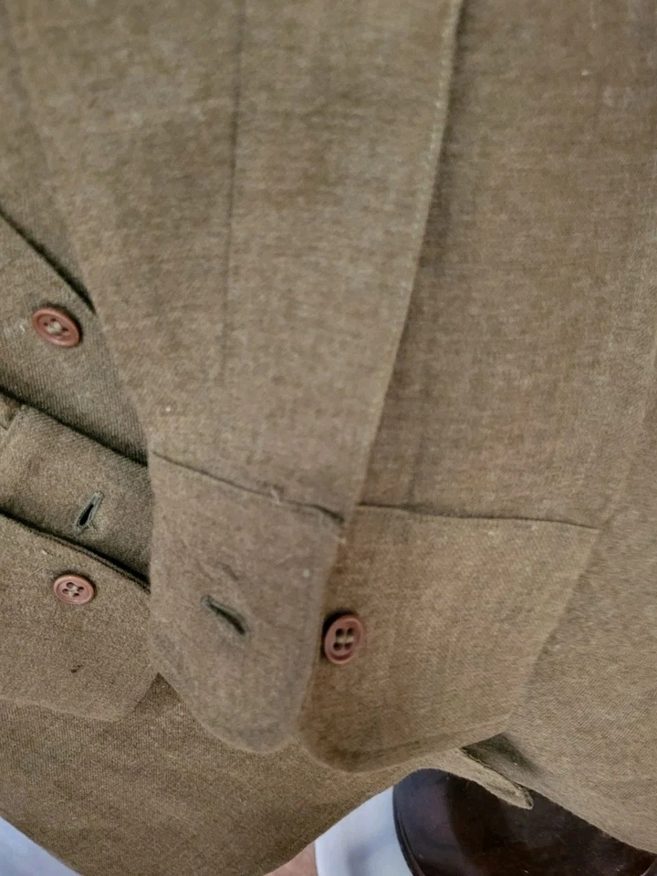  WW2 Army Air Corps Wool ShirtI 16 X 34 - Image 3 of 4