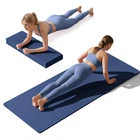 Foldable Yoga Mat Non Slip, Pilates Fitness Mats - 72" x 24" x 0.16" Extra Wi...