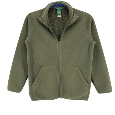 L.L.BEAN Damen Fleece Strickjacke Mit Reißverschluss Größe UK: 14/16 - L/XL - Bild 1 von 4