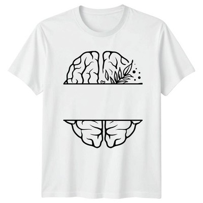 Gehirnwissenschaft T-Shirt Psychologie Psychische Gesundheit Geschenk für Sie und Ihn