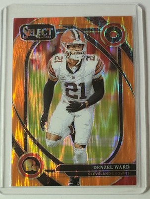 2024 Panini Select - Club Level Denzel Ward #248 Orange Shock Prizm /399