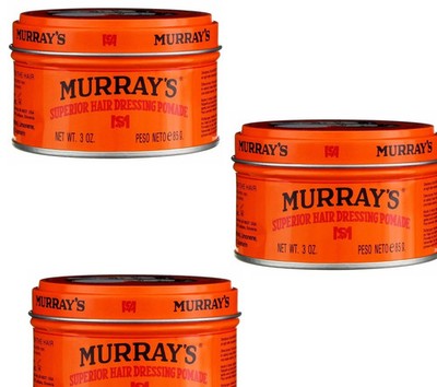 BL Murray's Superior Hair Dressing Pomade 3oz each *Three Pack*