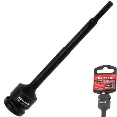 Neilsen 5 mm Sechskant-Steckschlüsseleinsatz Bit lange Reichweite 150 mm metrisch 1/2''
