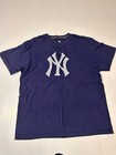 New York Yankees MLB Official Merchandise T-Shirt Size XL Blue With Team Logo