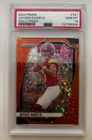 2024 Panini Prizm #347 Jayden Daniels Orange Disco Prizm Rookie RC PSA 10