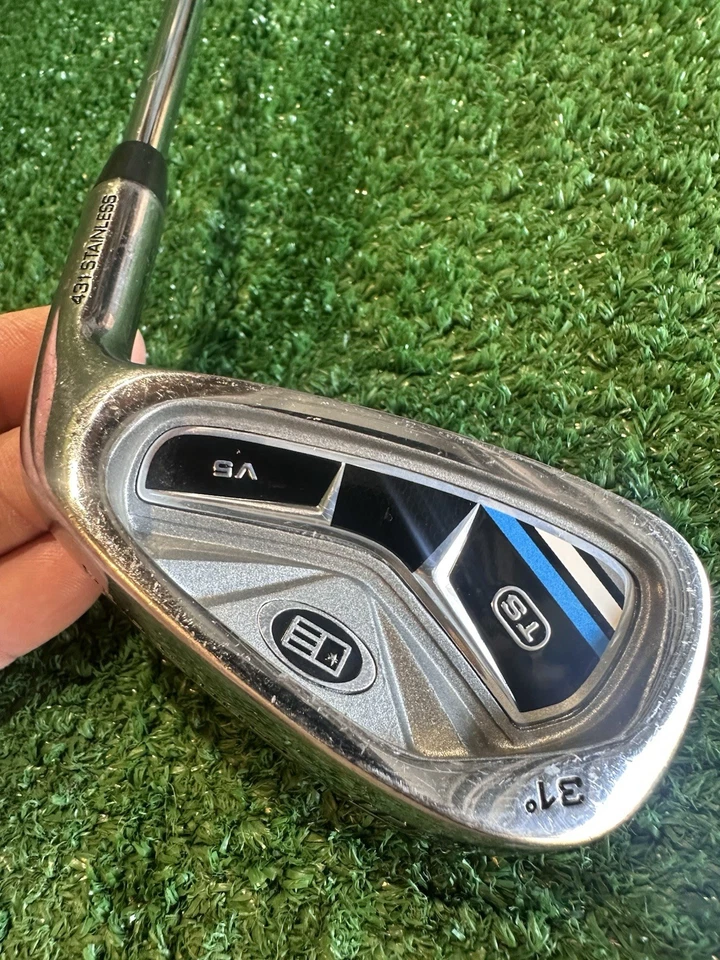 ¡Bonito! US Kids Golf TS V5 Single 6 Hierro ~ Eje de acero TS60 USKG ~ Empuñadura de stock Foto 2 de 4