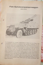 2wk Sd.Kfz.251/21 Sch&uuml;tzenpanzerwagen 2cm Flakvierling 38 Papier blatt I3