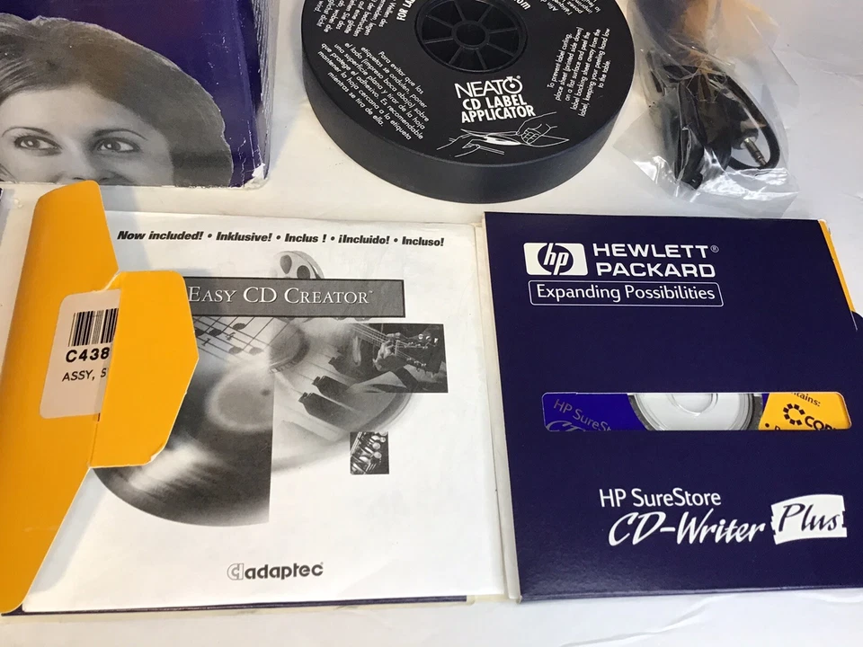 HP CD-Writter Plus 8210e Data,photos,videos,music c4453b  , SG00076S77W - Image 3 of 4