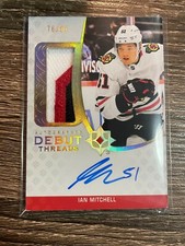 IAN MITCHELL 2020-21 Ultimate Collection Debut Threads Auto Patch #76/99