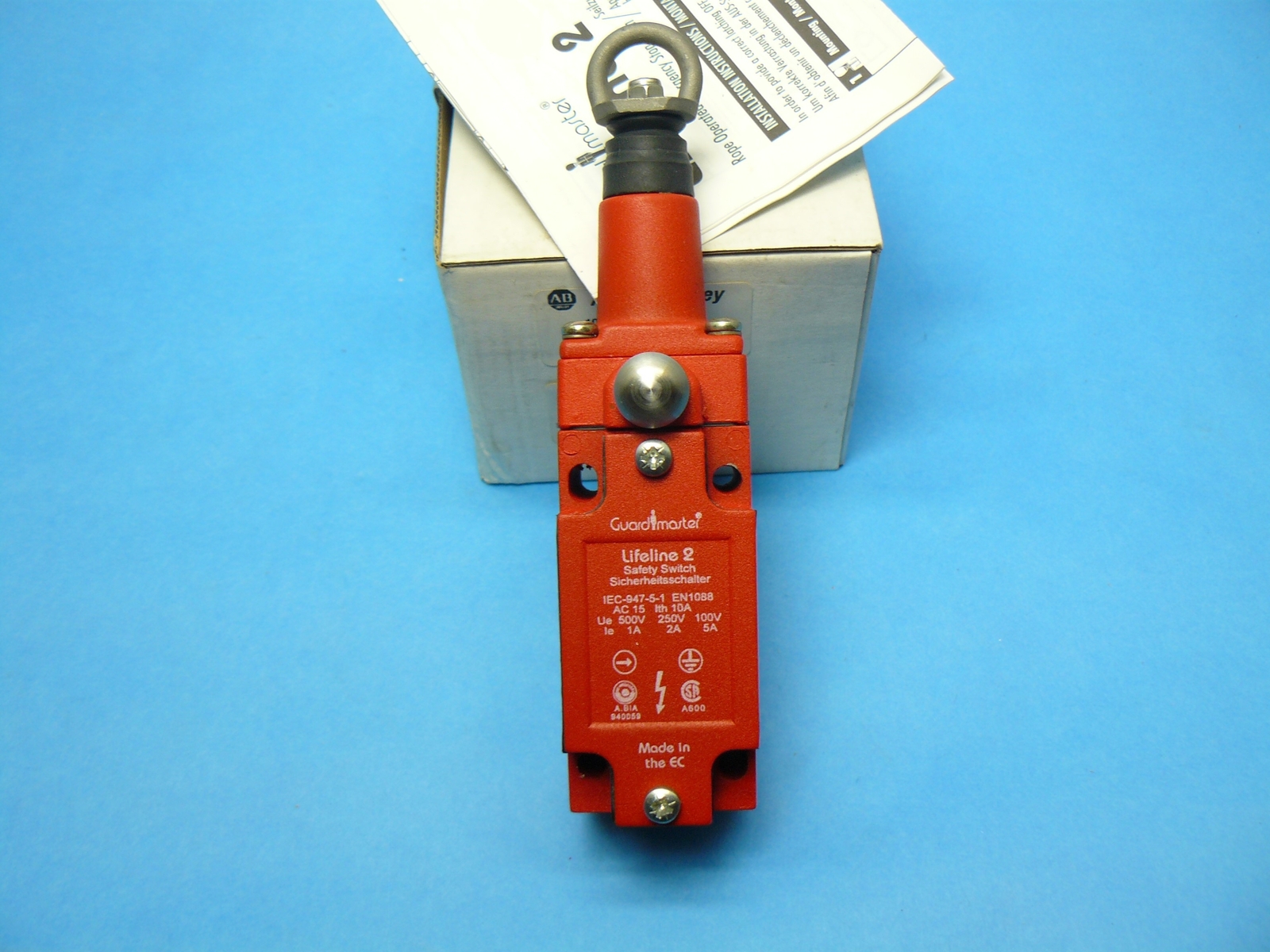 AB Allen Bradley 440e Lifeline 2 Guardmaster Rope Safety Switch for