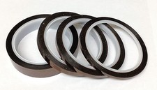 4 Rolls High Temperature Kapton Polyimide Masking Tape 36 Yd. 1/8" to 3/4" 