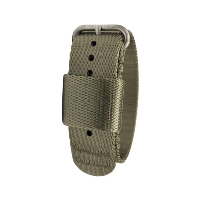 Bertucci Mens Comfort-Webb Field Drab Webbing Matte 22 MM Watch Band Strap B-261