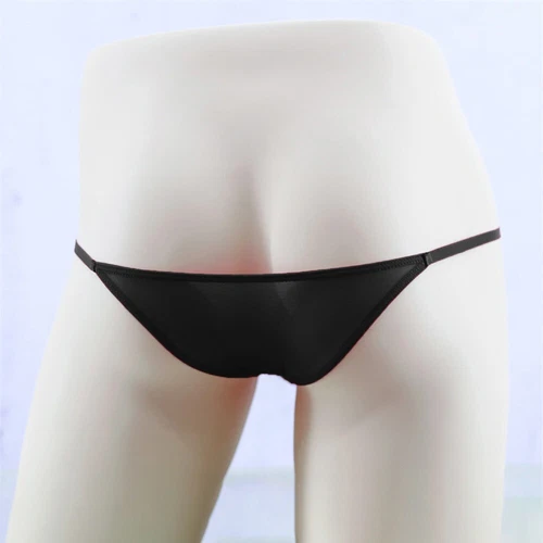 Men Sheer Mesh Low-Rise Bikini Thong Swimwear G-string Briefs Tanga Underwear - Picture 15 of 26
