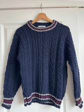 Thom Browne Fun Mix Cable-Knit Wool Sweater