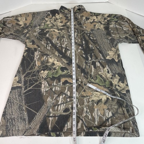 Vintage Mossy Oak Turtle Neck Long Sleeve Camouflage Shirt, 2XL, Hunting, USA - Picture 6 of 7