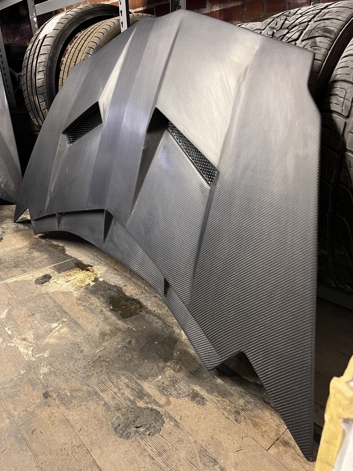 Lamborghini Aventador SVJ Real Carbon Fiber Engine Hoods Vented Bonnet Cover