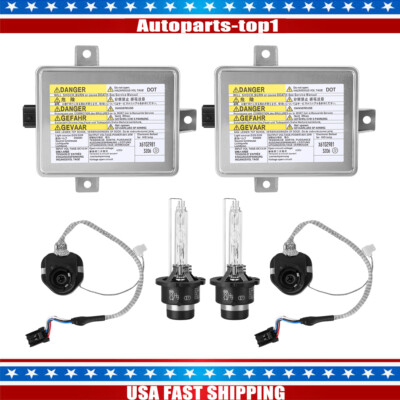 New 2 For 02-05 Acura Tl 3.2L Hid Xenon D2S Headlight Ballast & Igniter & Bulb