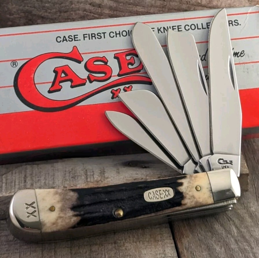 1996 Case XX Genuine FAT Midnight Stag 4.25 1996 Case XX Genuine FAT Midnight Stag 4.25