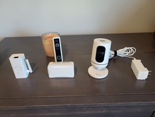Vivint security system, indoor camera, outdoor camera, 4 door sensors, Smart hub