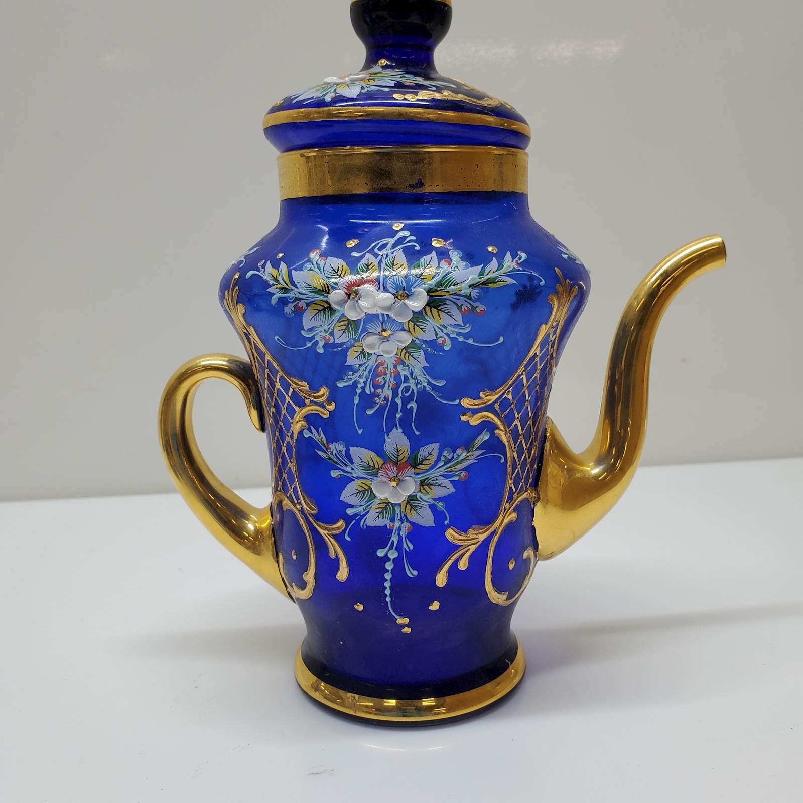 Vintage Italian Murano Glass Tea Set eBay