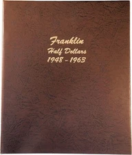 Dansco NEW Album For US Franklin Half Dollar Coins 1948 - 1963 Model 7165