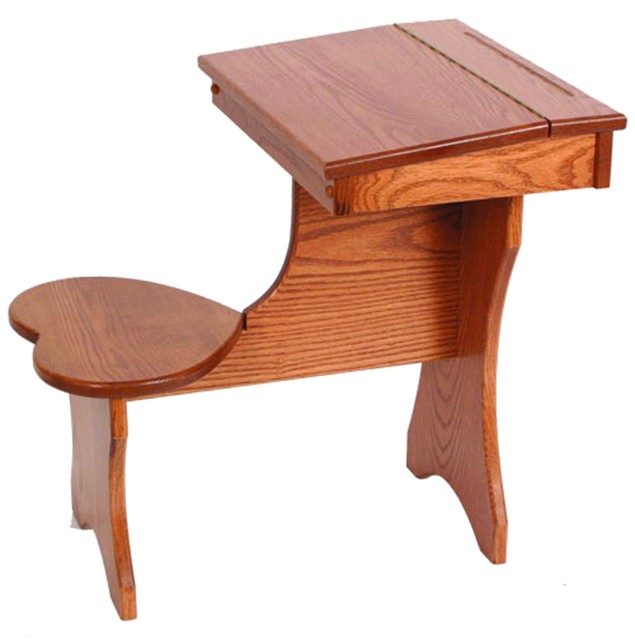 children's chair with attached table