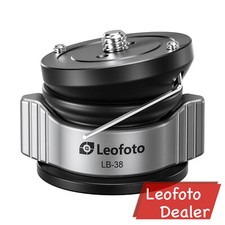 Leofoto LB-38 Mini Leveling Base with Butterfly Handle 10 degrees