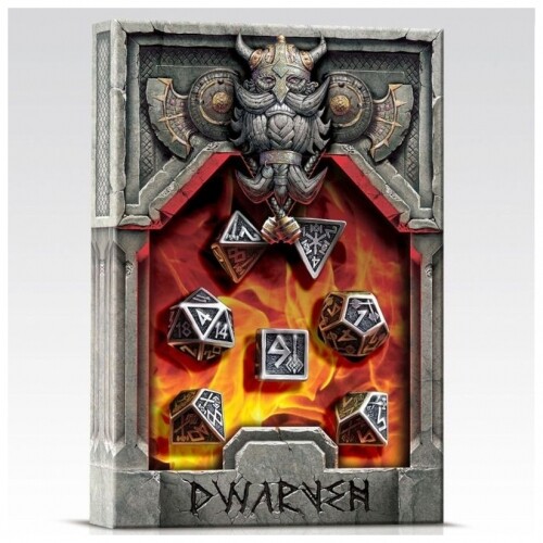 Metall Dwarven Dice Set - 7 - Bild 1 von 1