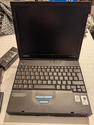 Portable Compaq Evo N400c Pentium III 3 850 RS232 ATI Mobility.