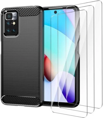 CUSTODIA per XIAOMI REDMI NOTE 11 / PRO Tpu Cover CARBON PELLICOLA